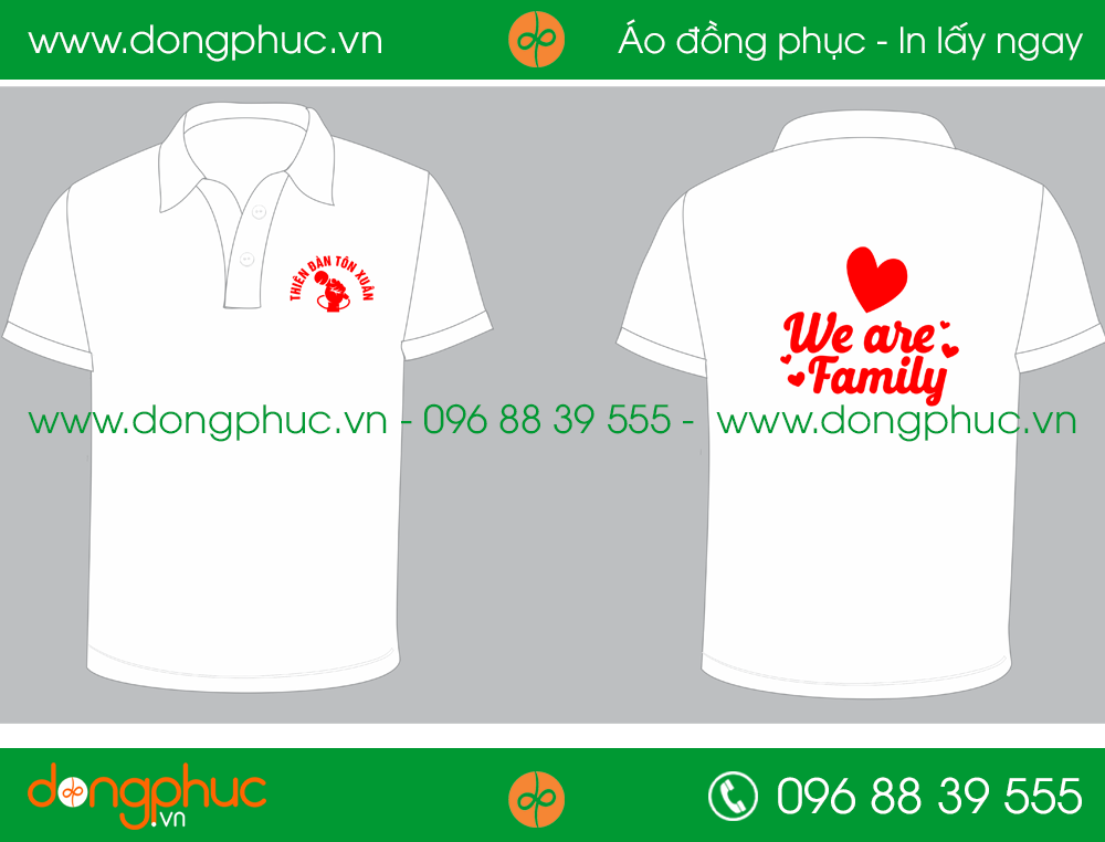 Áo phông đồng phục We are